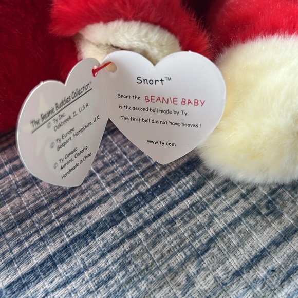 Ty Beanie Buddy - Snort The Red Bull (13in) - Picture 3 of 5